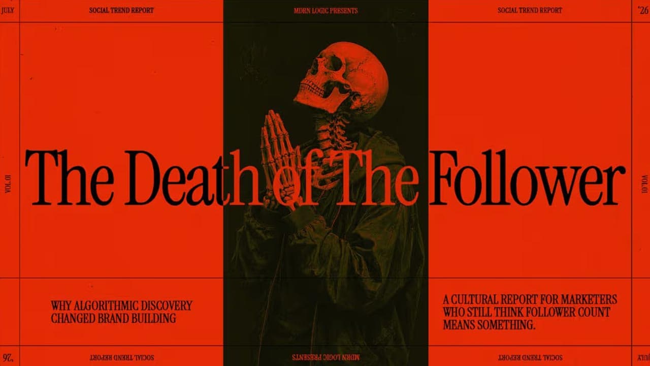 MDRN Logic Presents The Death of The Follower Social Trend Report